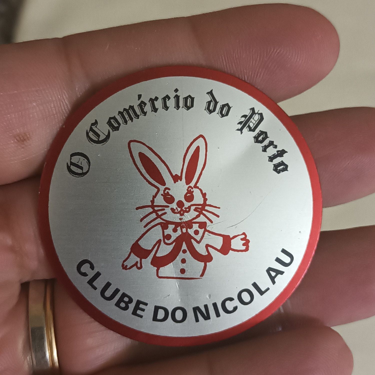 Raro crachá o comércio do porto clube do nicolau