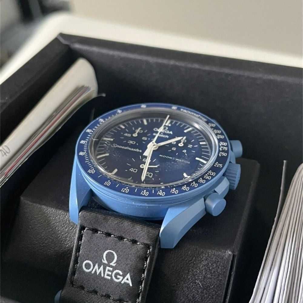 Mission To Neptune SO33N100 Omega x Swatch Limitowana Edycja