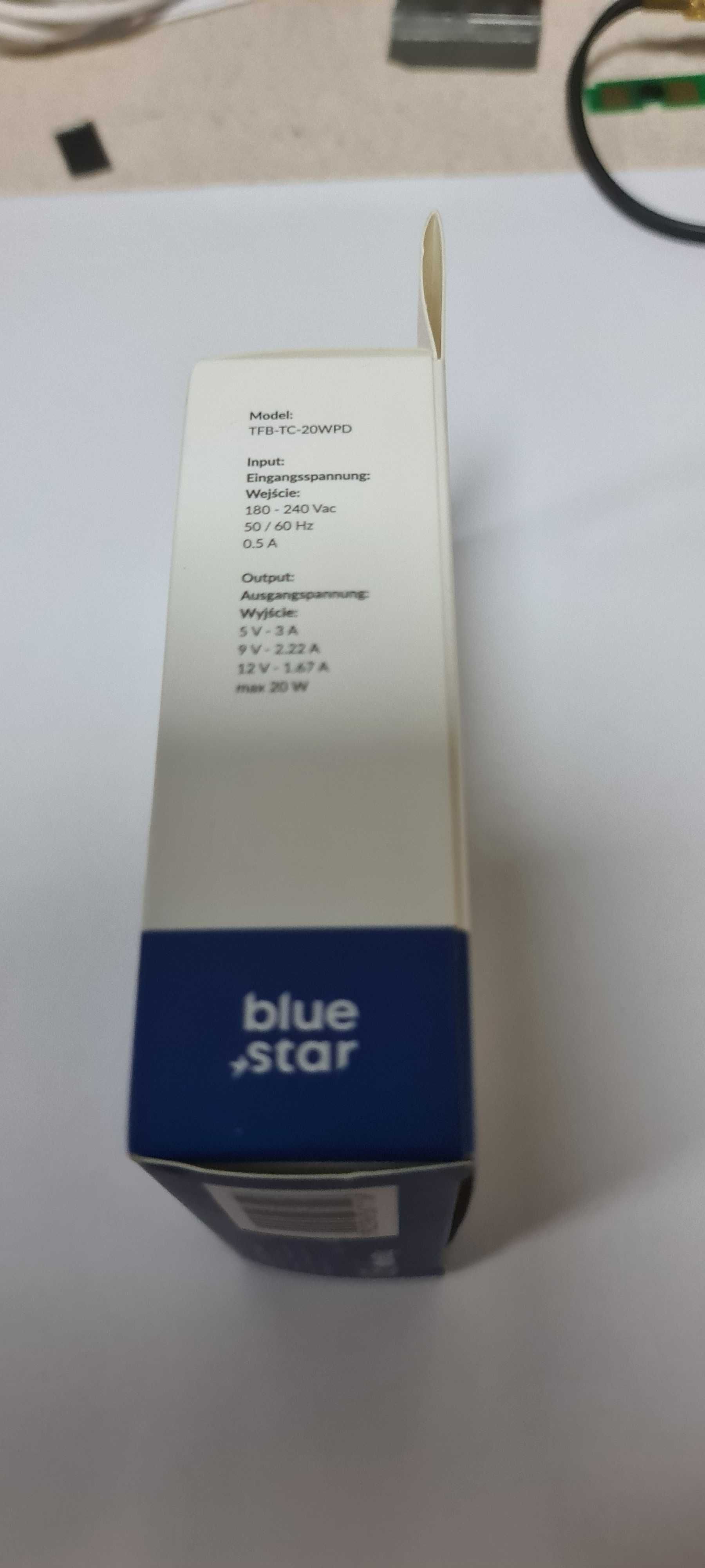 Ładowarka sieciowa Iphone BLUE STAR  20W Typ C PD QC4.0 TFB-TC-20WPD