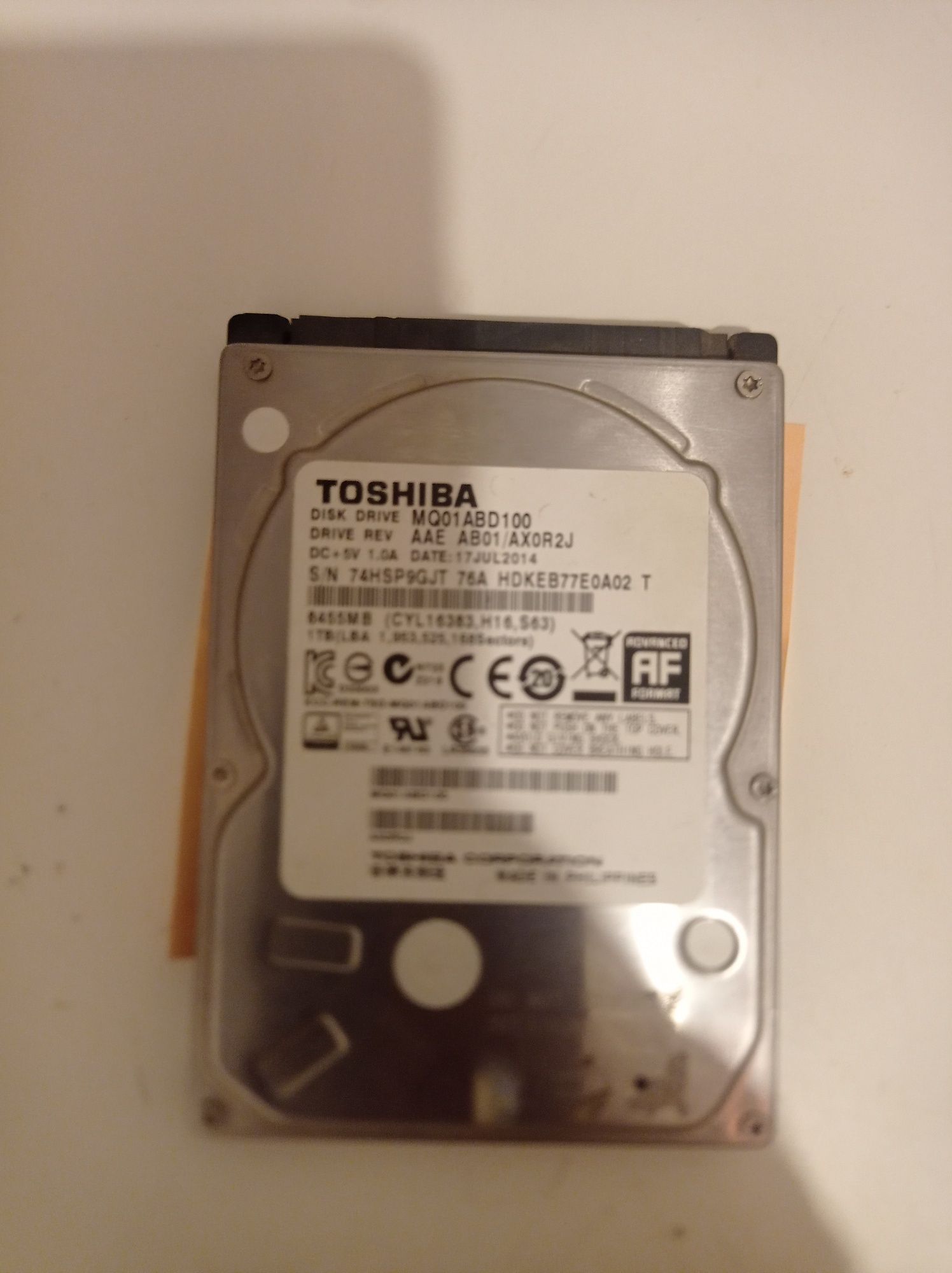 Dysk hdd 1 tb 2,5