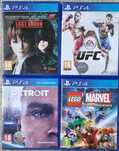 Zestaw 4 gier PS4 Dead or Alive Detroit Become Human