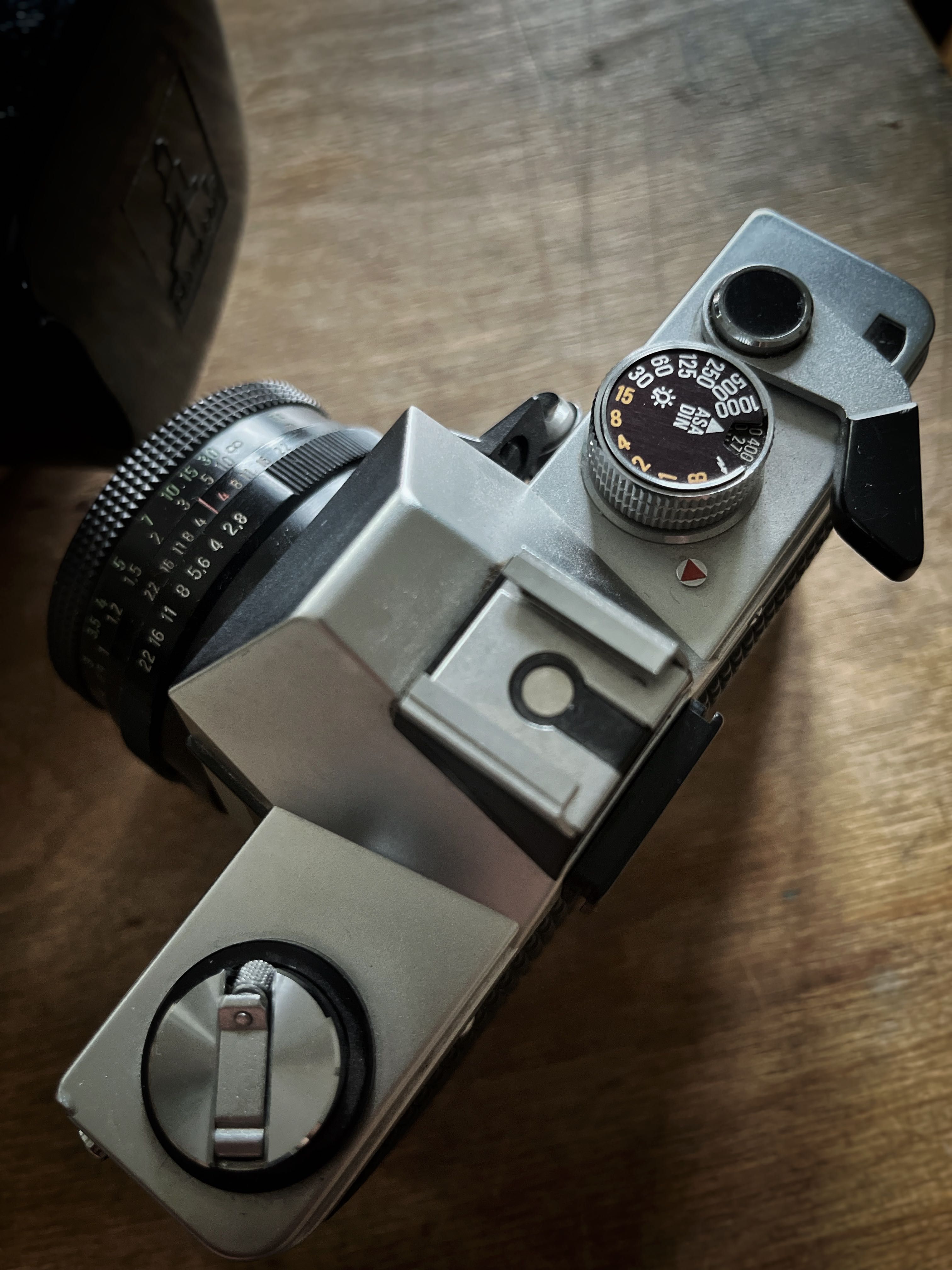 Aparat Praktica MTL3 z obiektywem 50 mm /2.8 Carl Zeiss