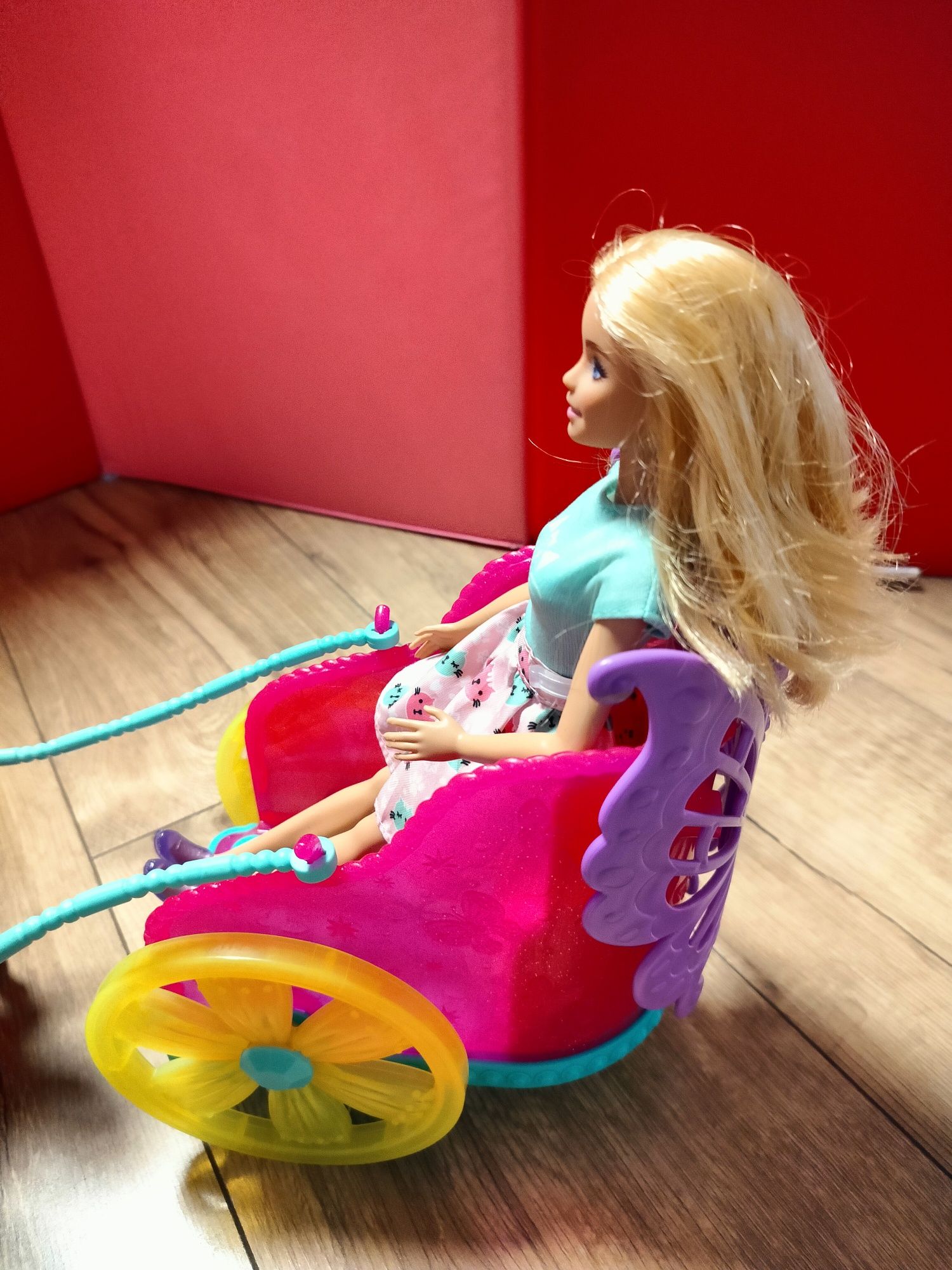Barbie rydwan Dreamtopia Pegaz jak Nowe