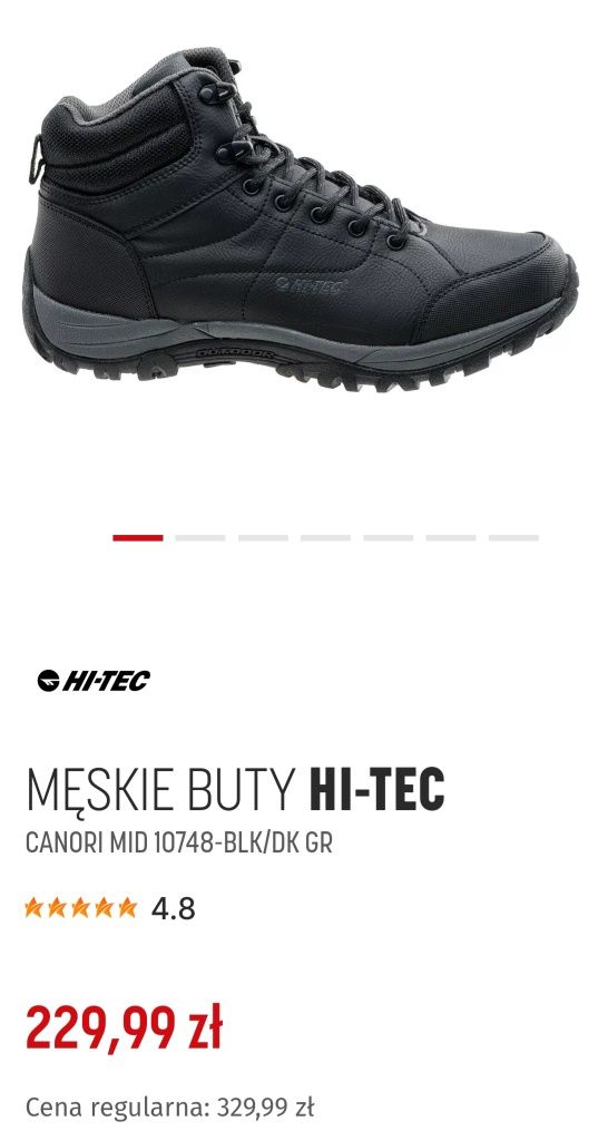 Buty HI-TEC chłopięce