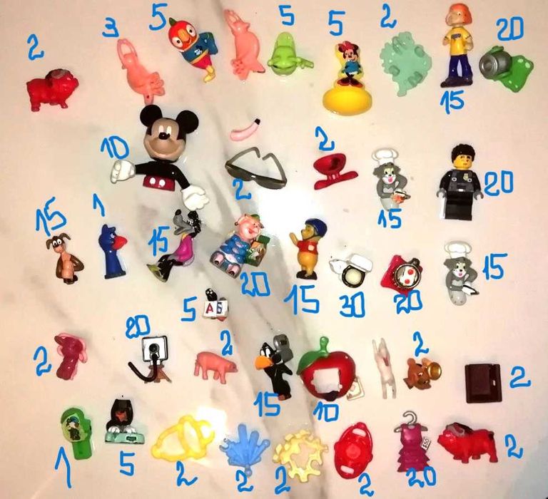 кіндер тваринки фігурки. персонажі.киндер фигурки детальки.зоо