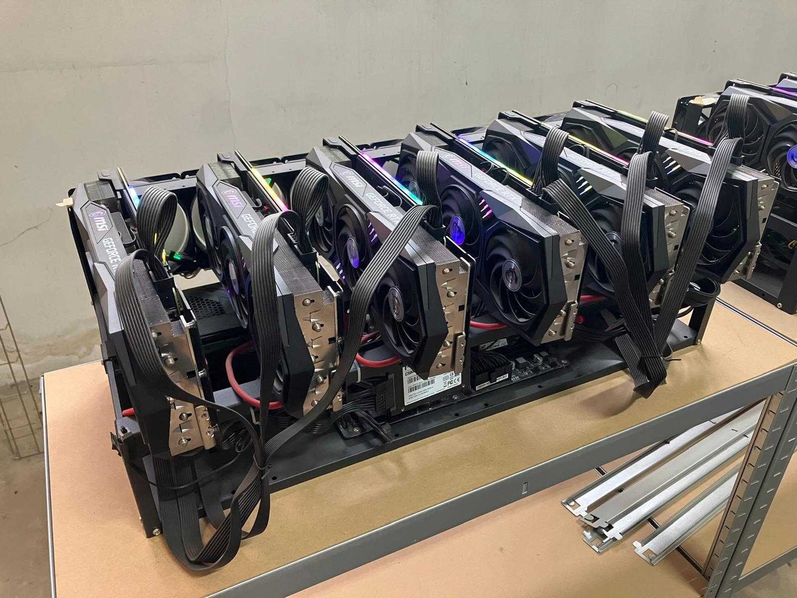 Rig Mineração Nvidia 3060Ti – 6 GPU