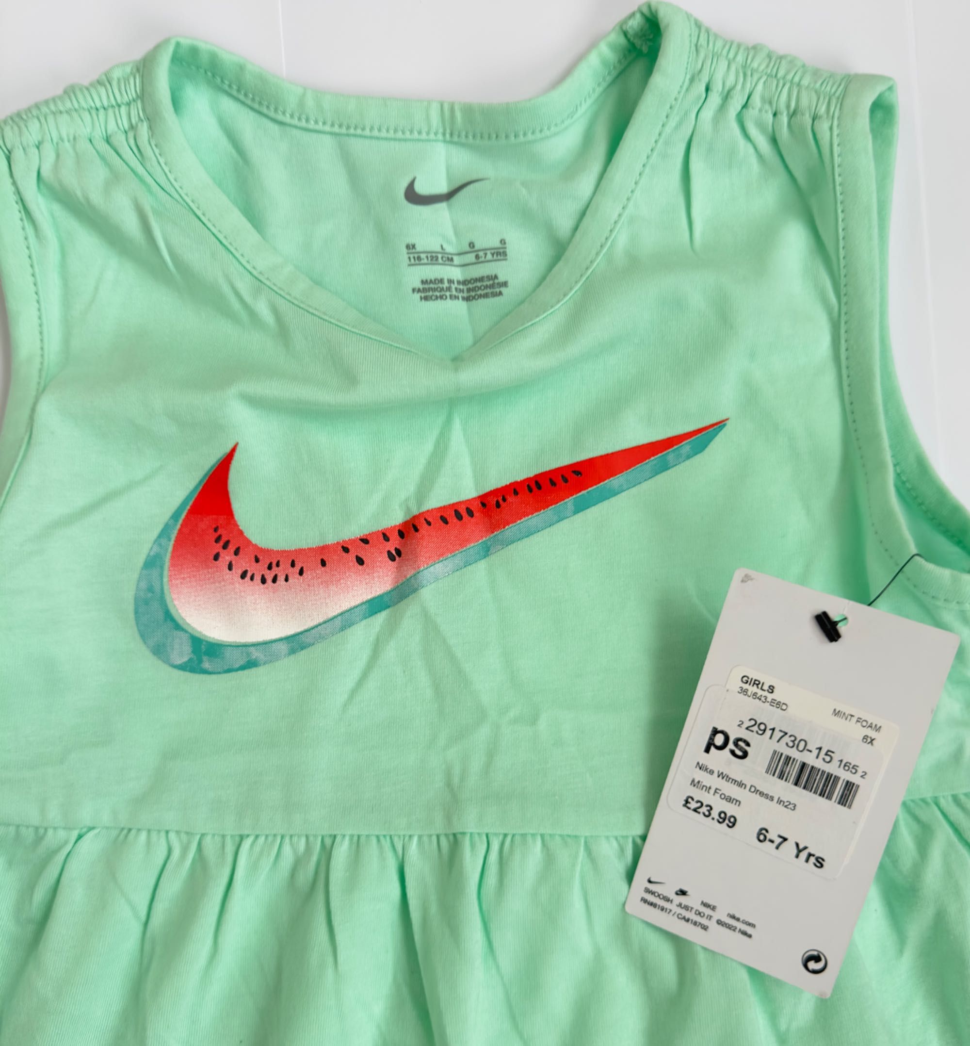 Sukienka NIKE, roz. 116-122, 6-7 lat, Nowa z metkami