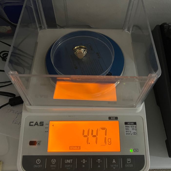 Sygnet złoty bez kamienia próba 585 stan bardzo dobry