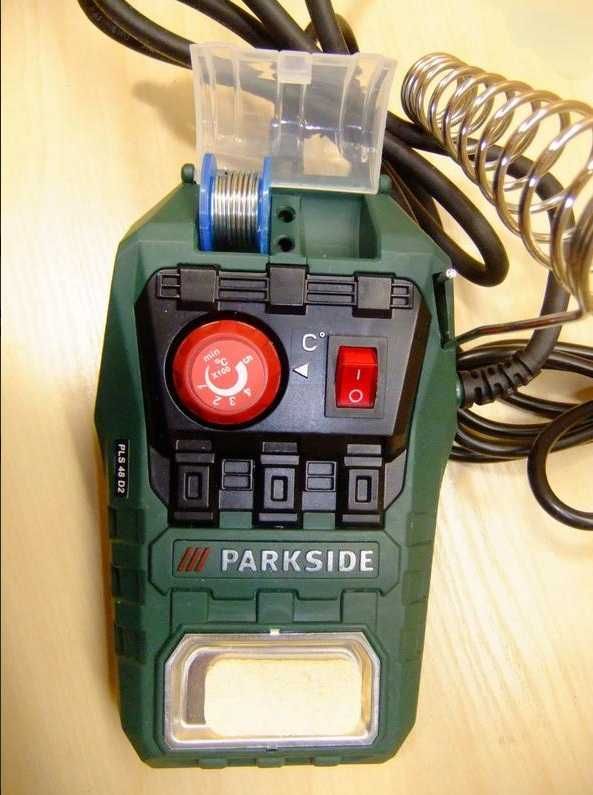 Паяльник parkside pls 48 d2 паяльная станція компактна набор для пайки