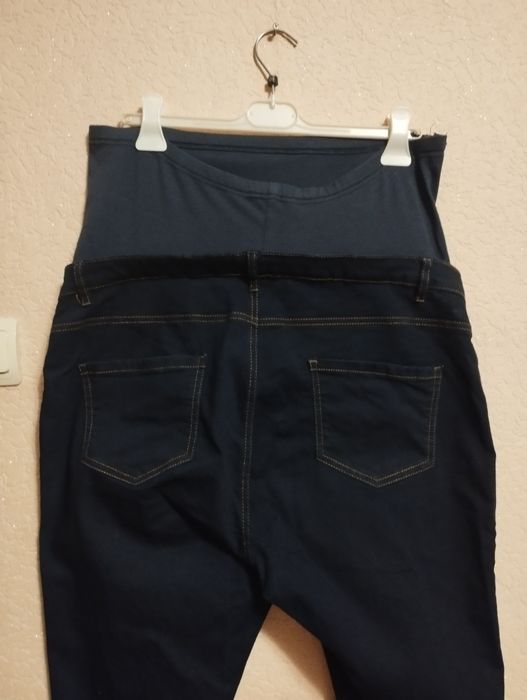 Джинси сині скінні для вагітних,розмір євро 22(50) на 56розмір