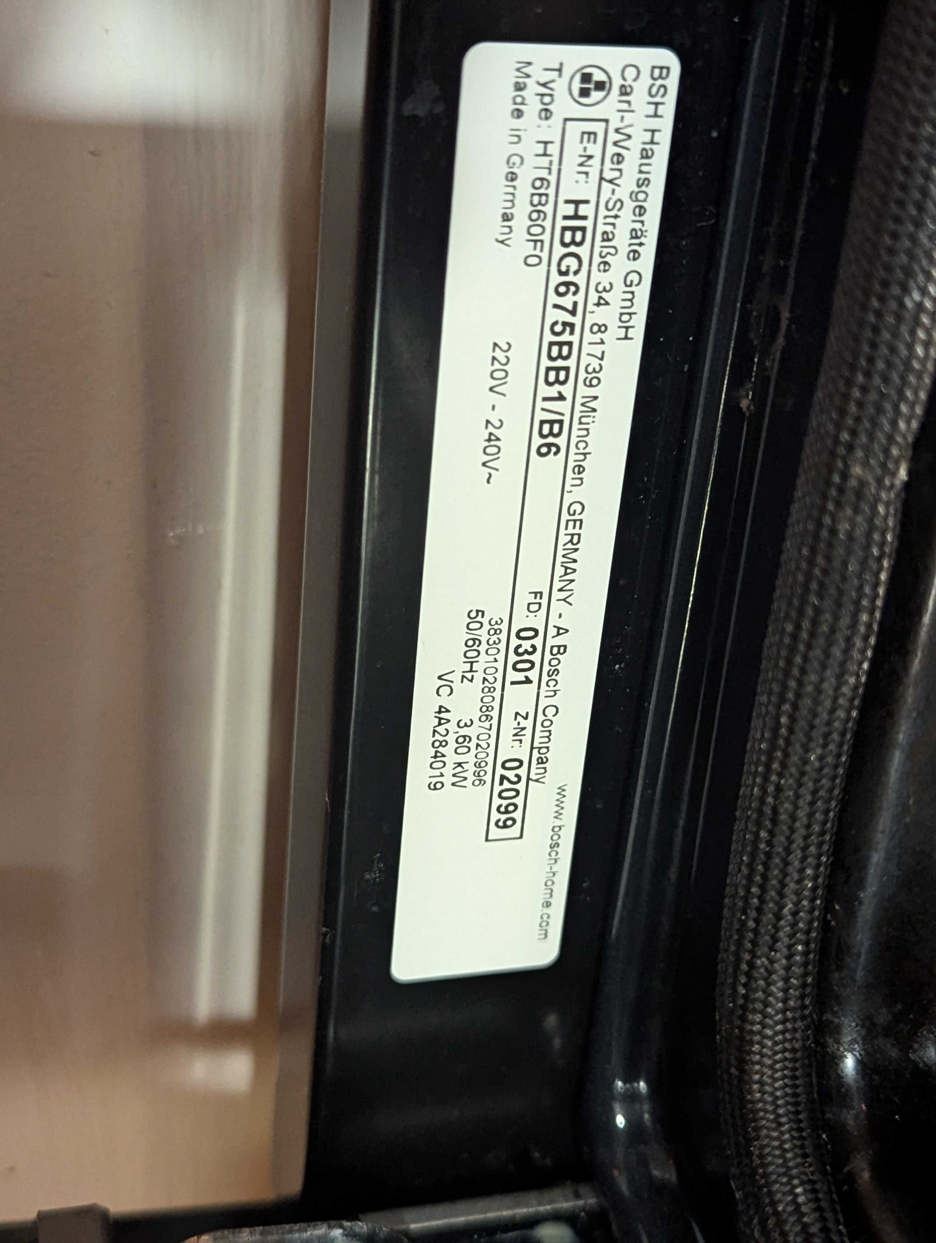 Drabinki do piekarnika Bosch HBG675BB1