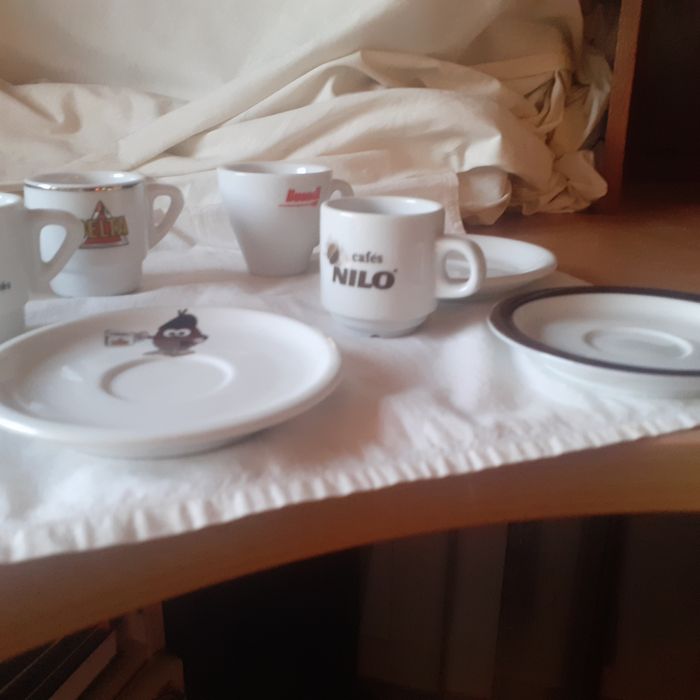 10 chávenas 6 Pires para colecionadores