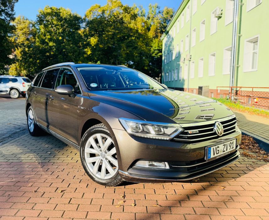 Volkswagen Passat B8 4Motion 190KM DSG BRĄZOWY MASAŻ LED Webasto AKTYWNY Tempomat