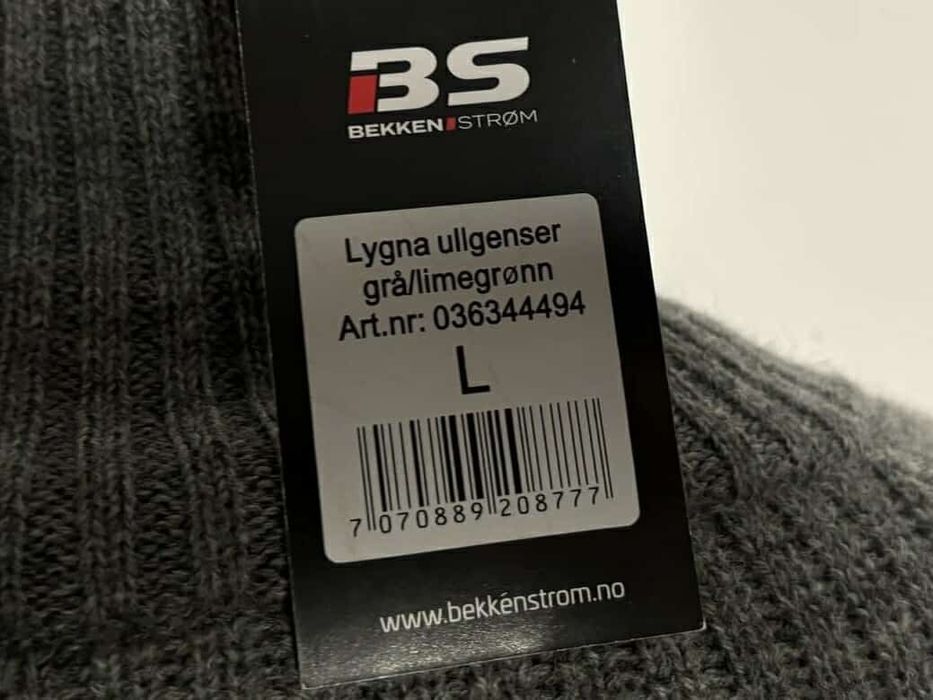 Bekken&Strøm nowy trekkingowy golf sweter męski L 100%wełna 
100%weł