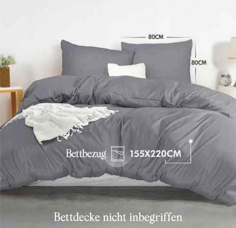 Utopia Bedding poszewka na kołdrę z mikrofibry 155x220+2 poszew 80x80