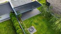 Pergola aluminiowa LED lamelowa żaluzyjna Najlepsza konstrukcja