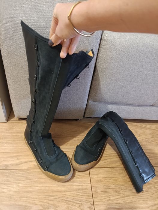 Кожаные сапоги НМ СРОЧНО! !