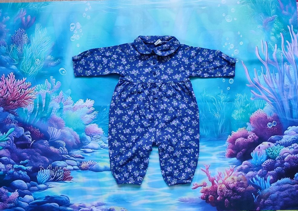 GAP Piżama Pajac Rampers Śpiochy dla dziewczynki r. 6-12mies