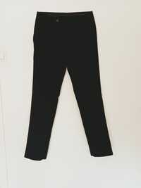 Czarne eleganckie spodnie damskie Next