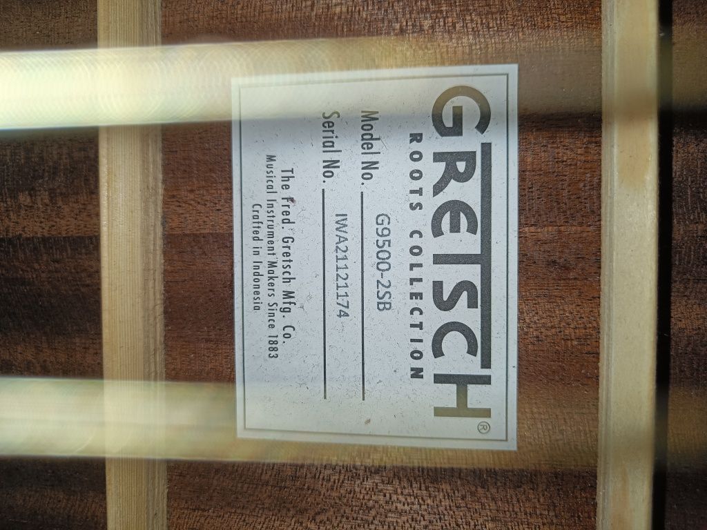 Gitara akustyczna typu Parlor firmy Gretsch.