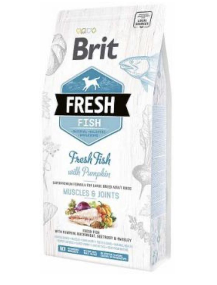 Brit Fresh Adult Large Breed Fish Pumpkin 12 кг