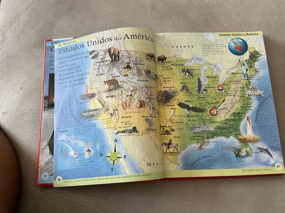 Livro O meu primeiro atlas ilustrado