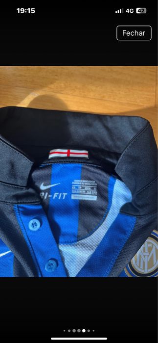 Camisola oficial inter milan tamanho 6-8