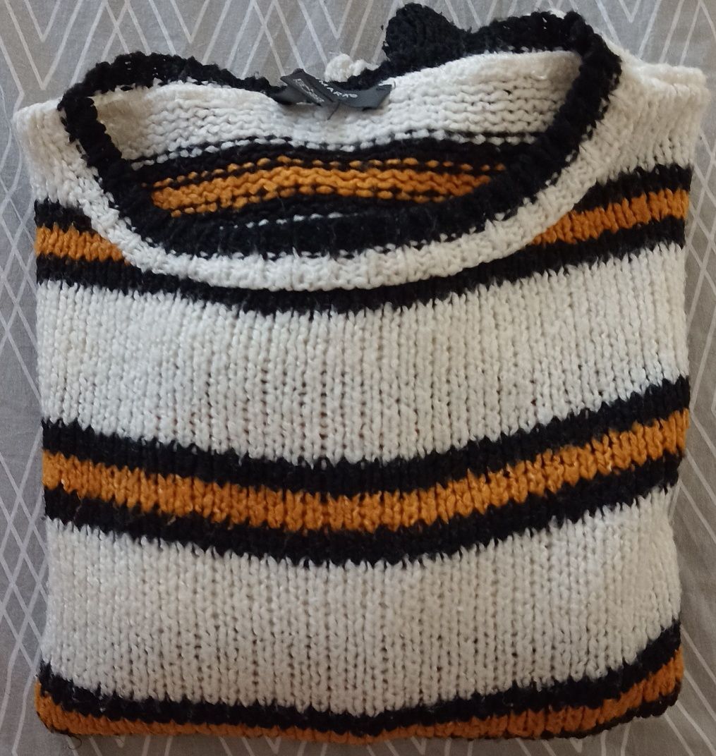 Swetr w kolorowe pasy PRIMARK rozmiar L