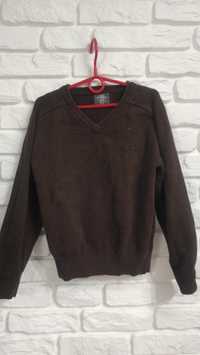 Brązowy sweterek dla chłopca 134 brązowy L.O.G.G
