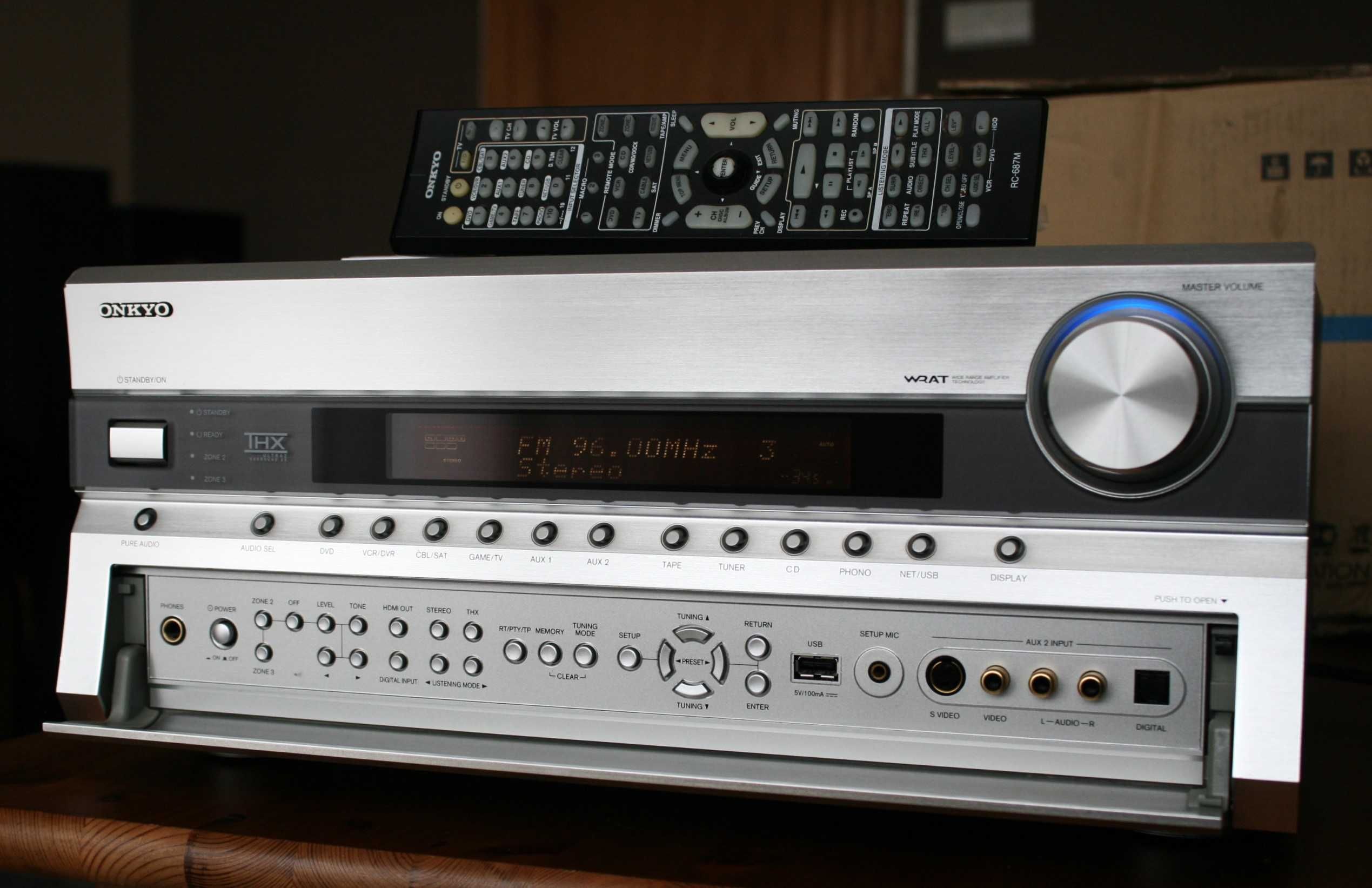 Audiofilski amplituner Onkyo TX NR 905 USB wzmacniacz 220 watt / kanał