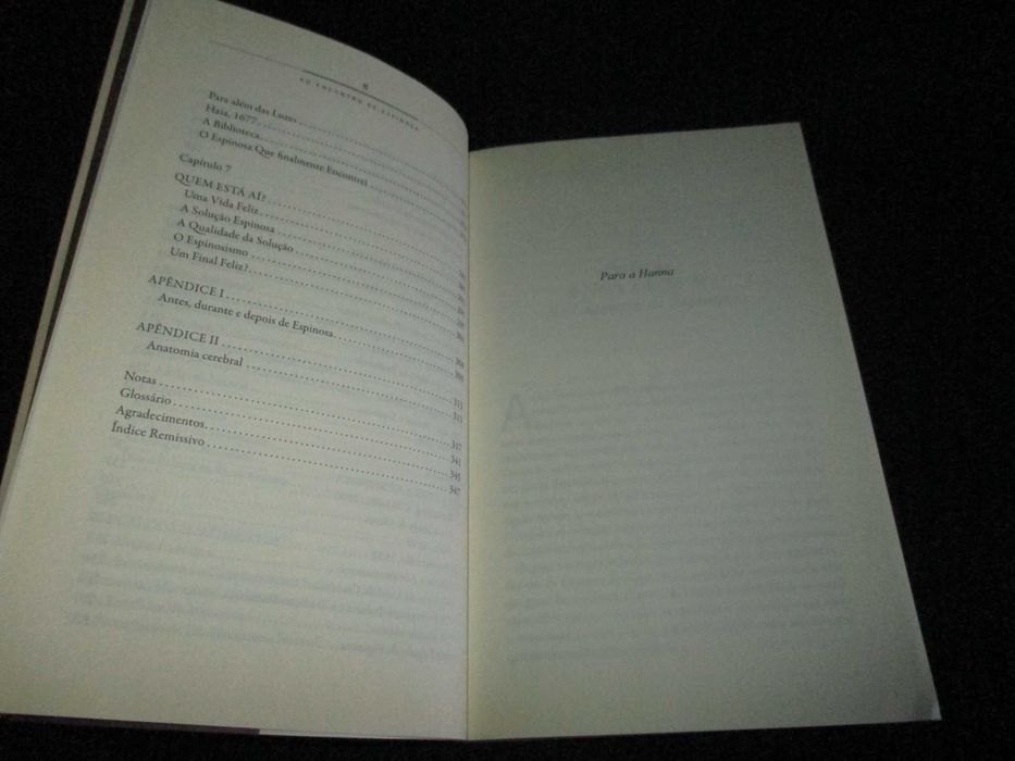 Livro Ao Encontro de Espinosa António Damásio