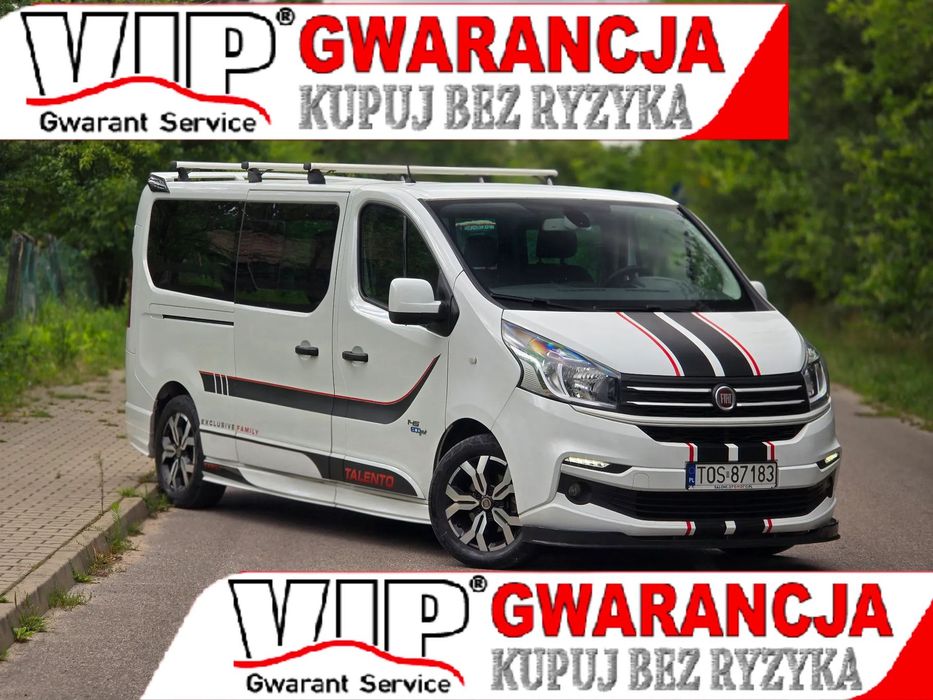 Fiat Talento FV-23%_8-OSOBOWY_FULL_ EXLUSIVE_FAMILI+_1,6D_145KM_Nawi_Kamera_Gwaranc