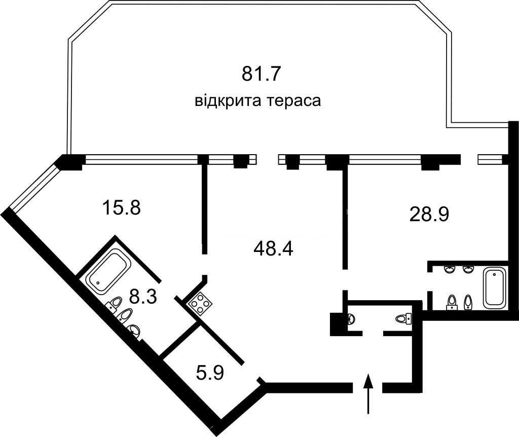 VIP! 3к 155м2 + тераса 82м2 Володимирська 49а | Золоті Ворота | Центр