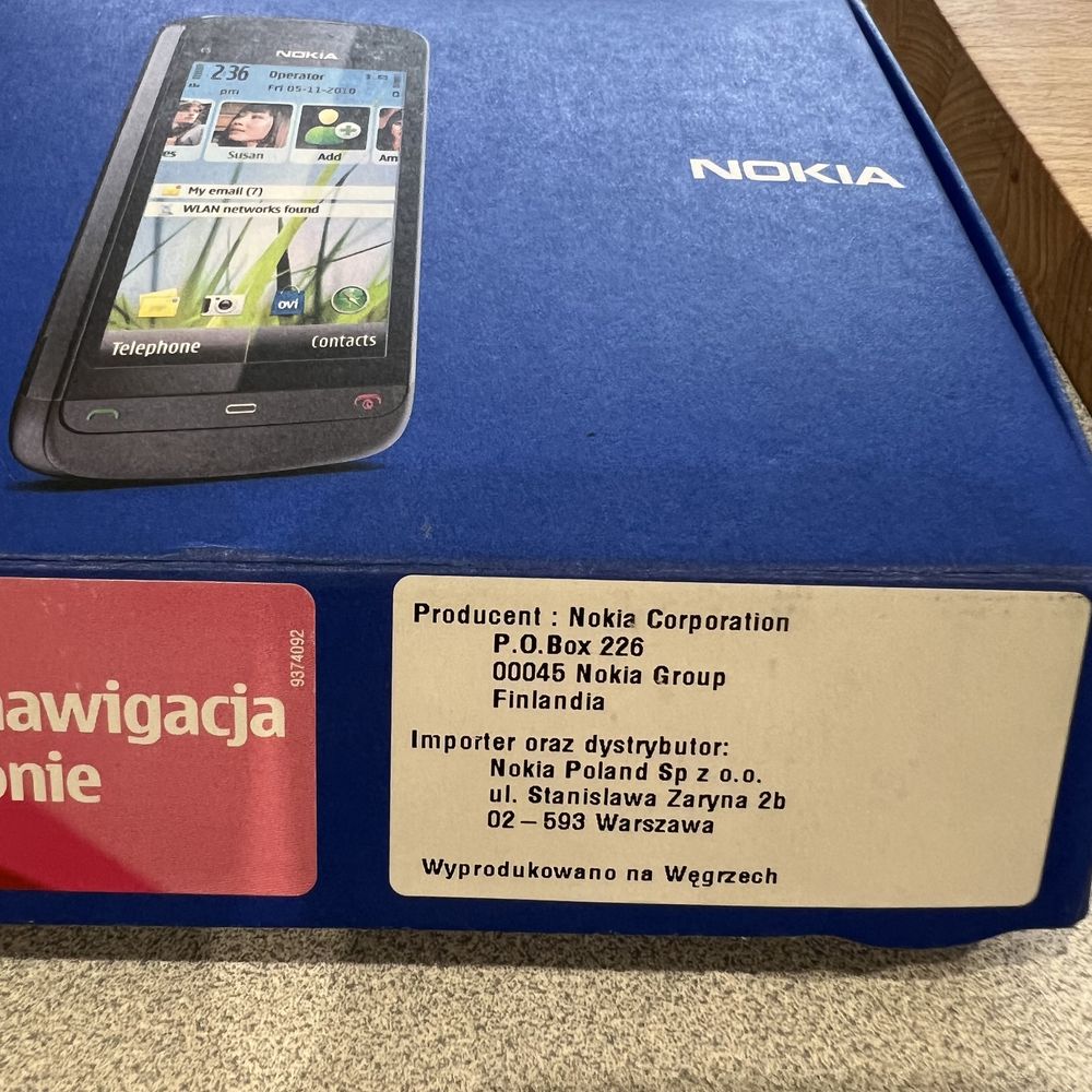 Nokia C5 sprawna ekran dotykowy pudełko ładowarka