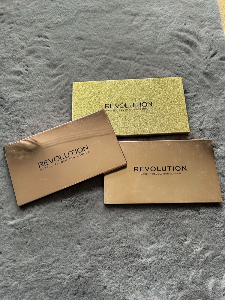 3 palety cieni do powiek Makeup Revolution