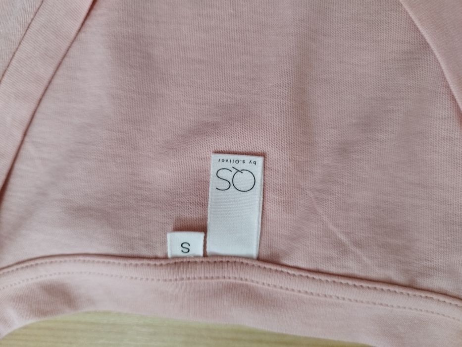 S. Oliver bluzka t-shirt z printem w kwiaty S M