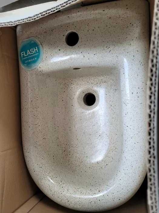 Nowy zestaw do łazienki misa wc, bidet, umywalka Retro motyw kamienia