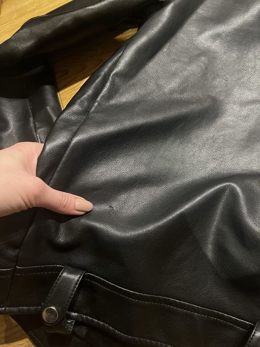 Ramoneska Stradivarius kurtka motocyklowa eko skóra