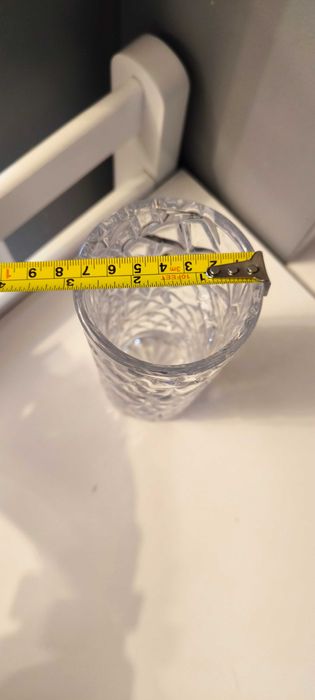 wazon na kwiaty grube szkło