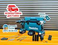 Аккумуляторный Набор 2/1 Makita Гайковерт DTW 450 + Шуруповерт DHP 485