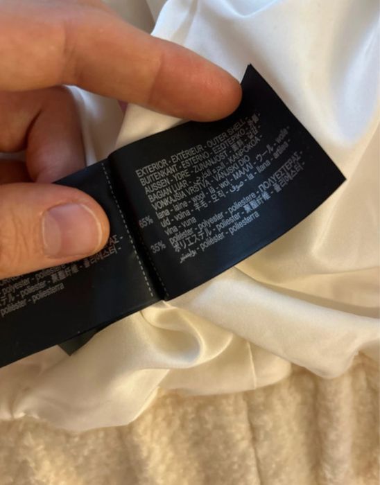 Wełniana kurtka Zara r.M