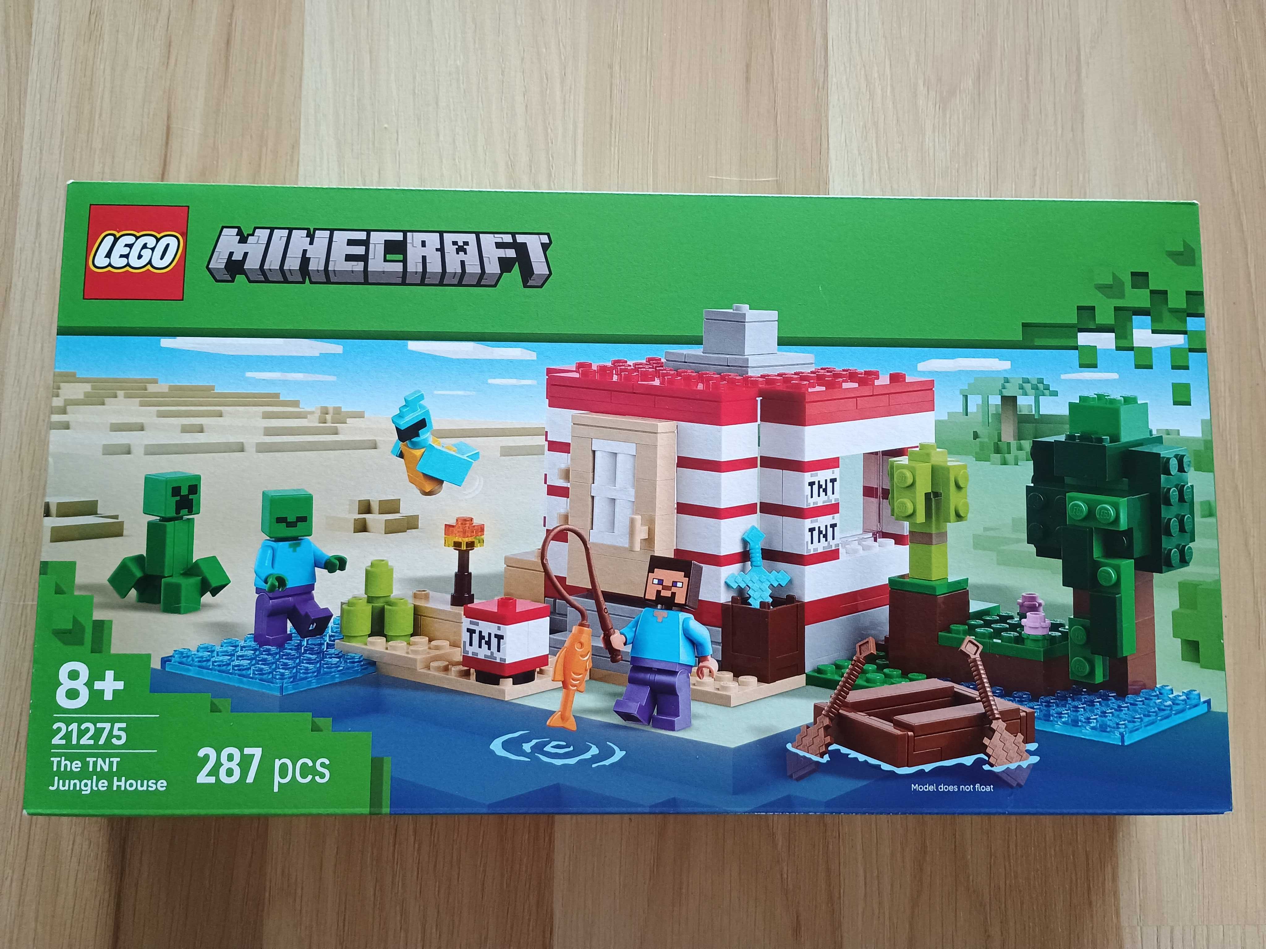 LEGO Minecraft 21275 dom TNT w dżungli