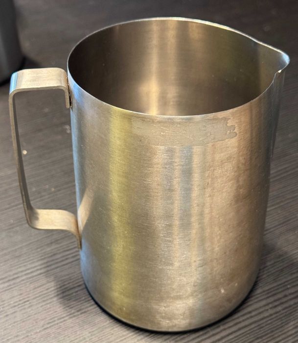 Leiteira / Jarro para aquecer leite em inox