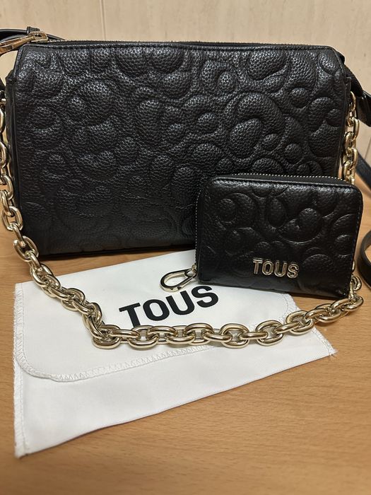 Conjunto Tous em pele - Pouco uso