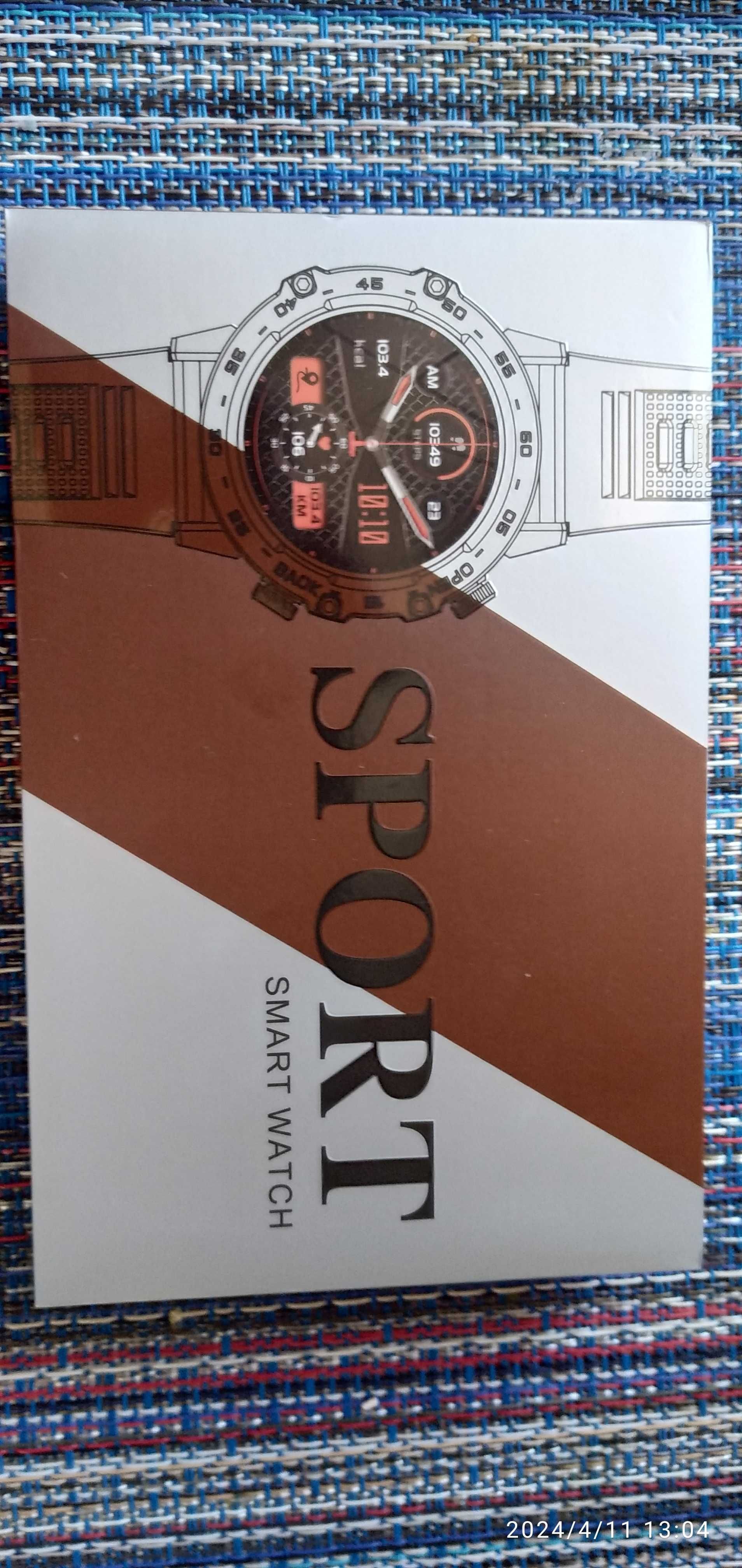 Sportowy Smartwatch Zegarek  Męski do biegania, nowy, mega okazja