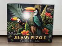 Puzzle Świecące w ciemności 1000 elementów Tukany