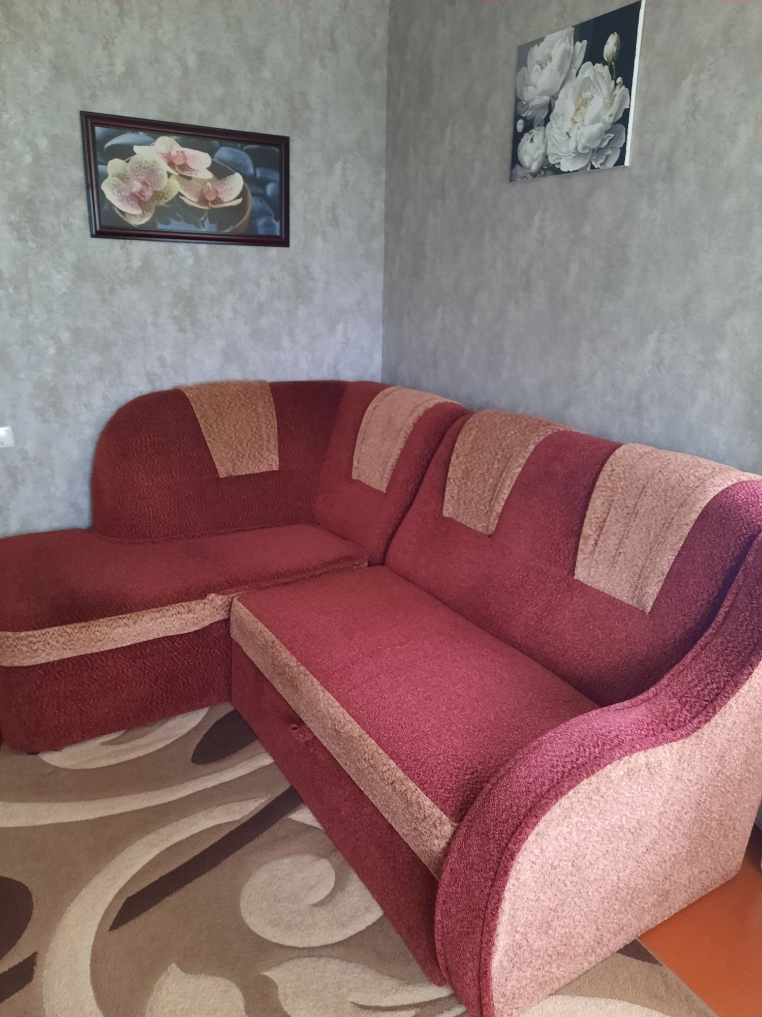 Диван кутовий і крісло