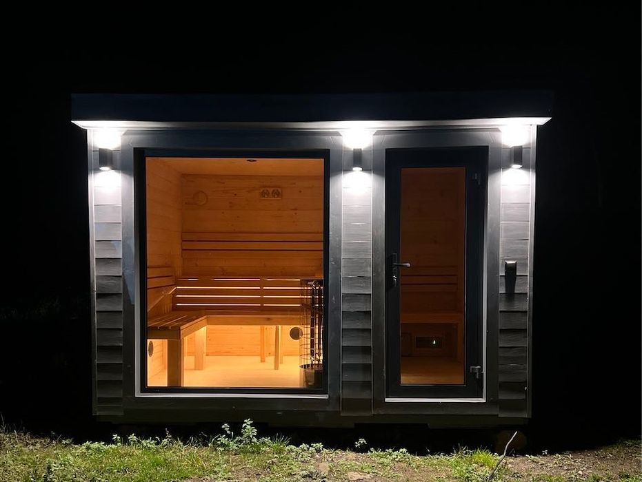 Sauna fińska ogrodowa NORDIC – luksusowe domowe SPA dla 8 osób!