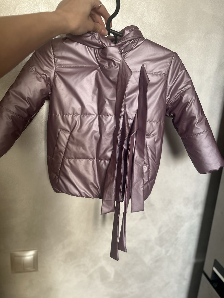 Дитяча фіолетова курточка для дівчинки 86 р не дорого б/у