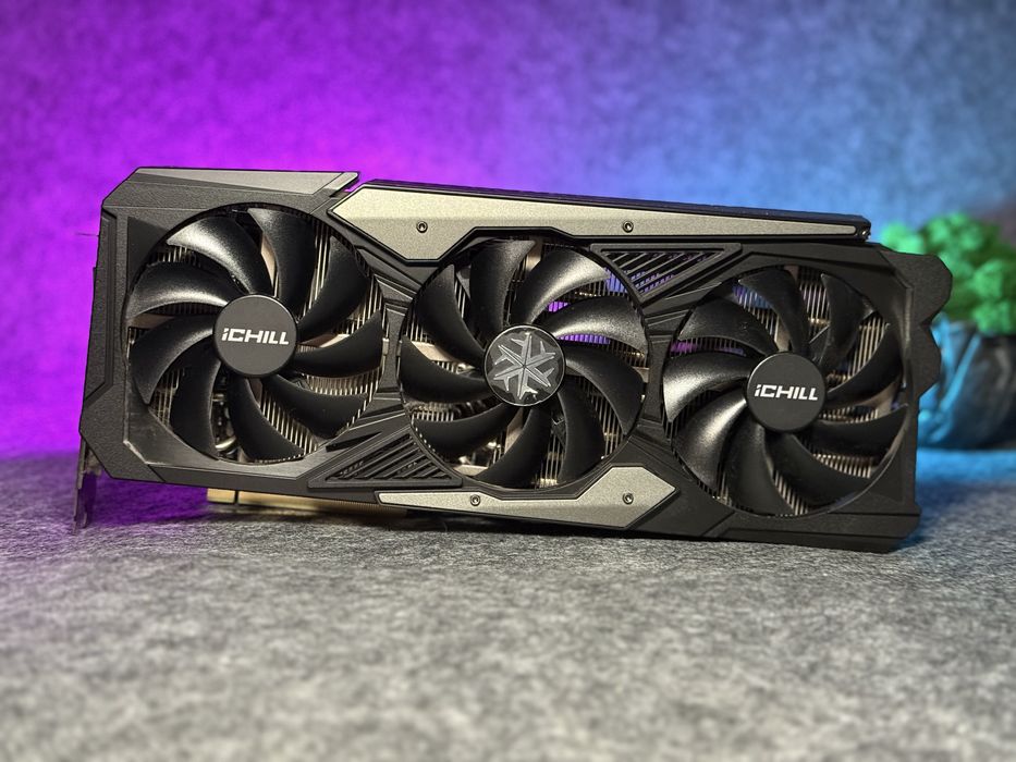 Гарантія! Inno3D RTX 4070 Ti 12G OC iChill X3 RGB відеокарта | TradeIn